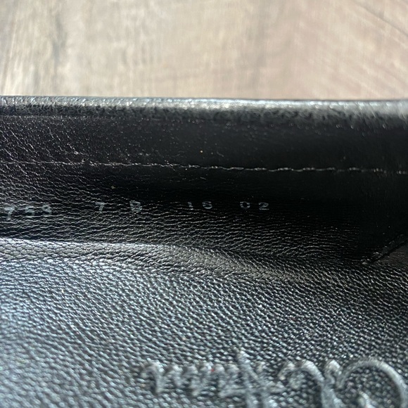 COLE HAAN Women's Black Leather Loafers Moccasins - Picture 7 of 7